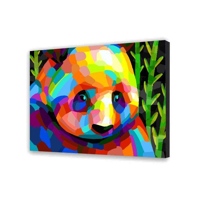 Malování podle čísel Barevná Panda