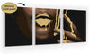 Ladda in bild i Galleri Viewer, Gold Lips Afro Girl (DA0700)