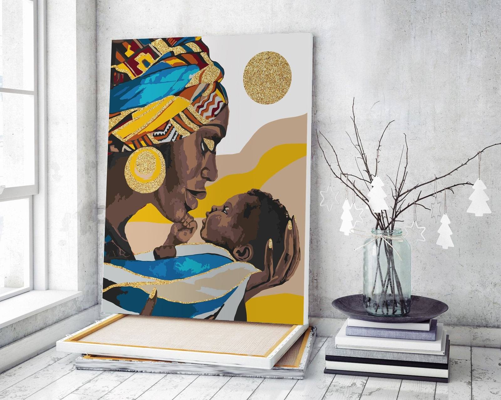 African Woman With A Child (Ch0648)