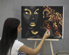 Load image into Gallery viewer, Gold Elements Woman And Tiger (Yy0399)