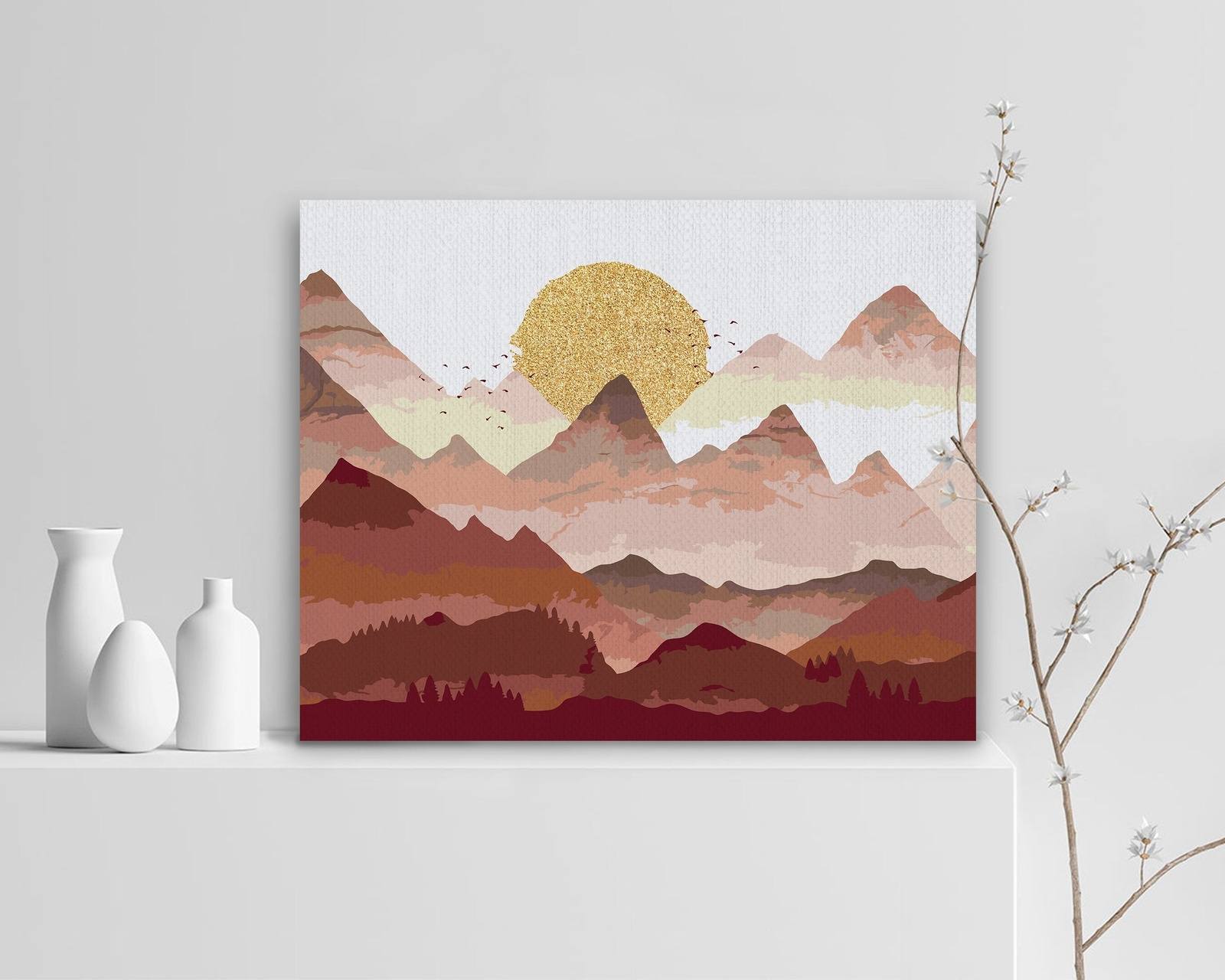 Den gyllene solen i bergen (PC0438)