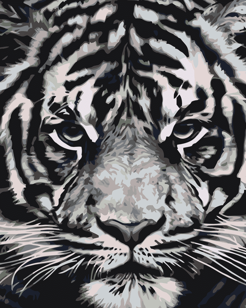 En vit tiger
