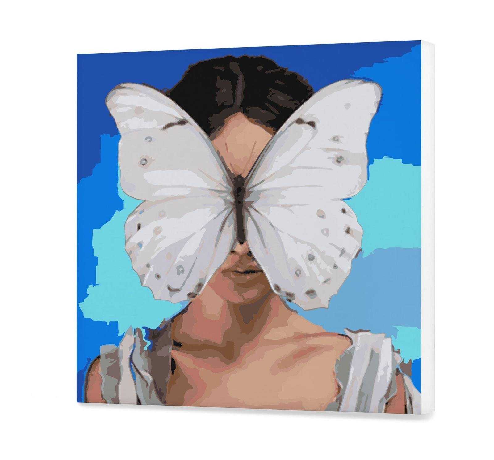 Woman And Butterfly (Pc0598)