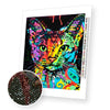 Load image into Gallery viewer, Mosaic - Colorful cat - 40x50cm
