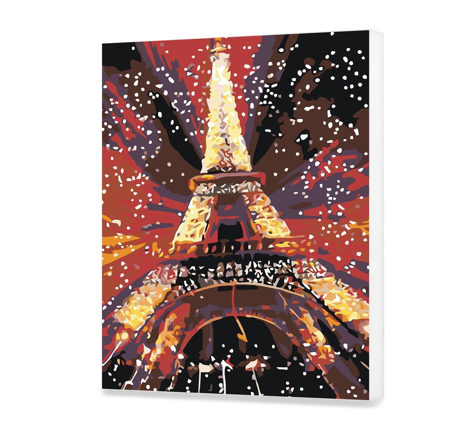 Malování podle čísel Eiffelova Věž