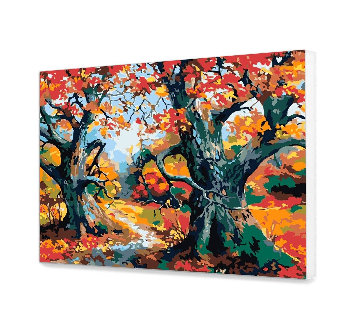 Malovani podle cisel Podzimní Les