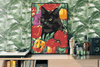 Katt i tulpaner
