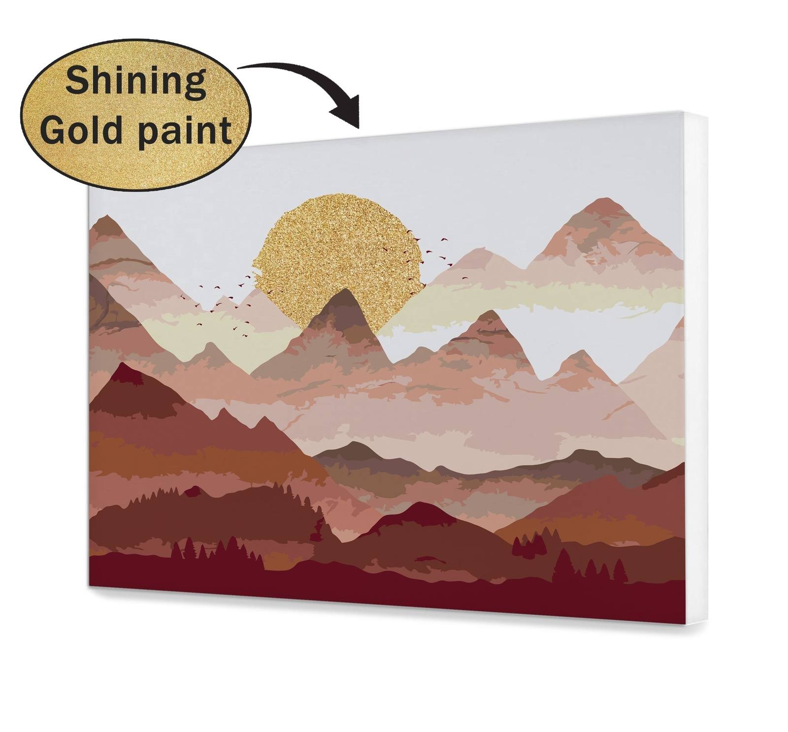 Den gyllene solen i bergen (PC0438)