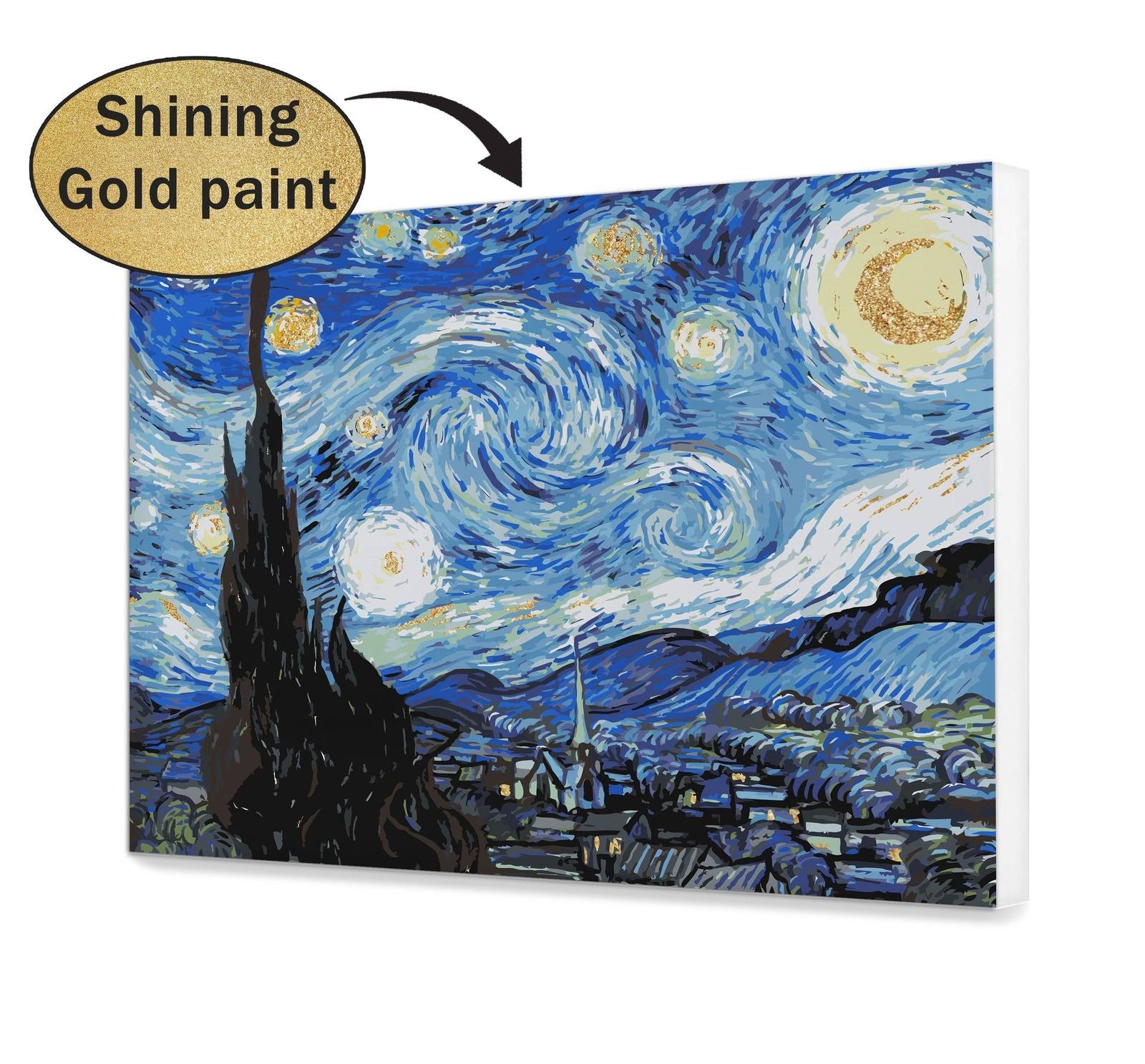 Vincent Van Gogh Gold Star Night (PC0441)
