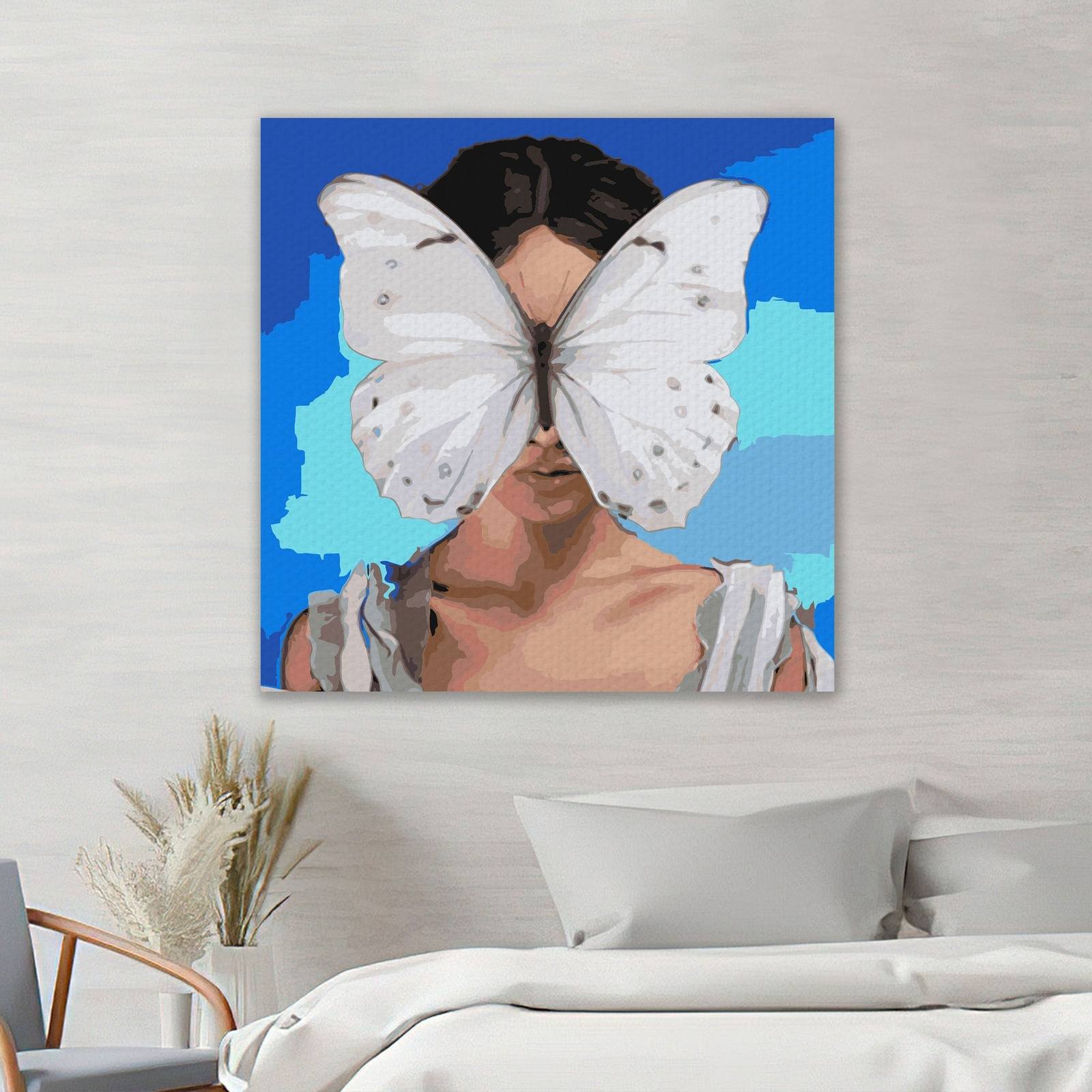 Woman And Butterfly (Pc0598)