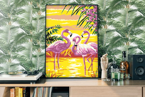 Light Flamingos