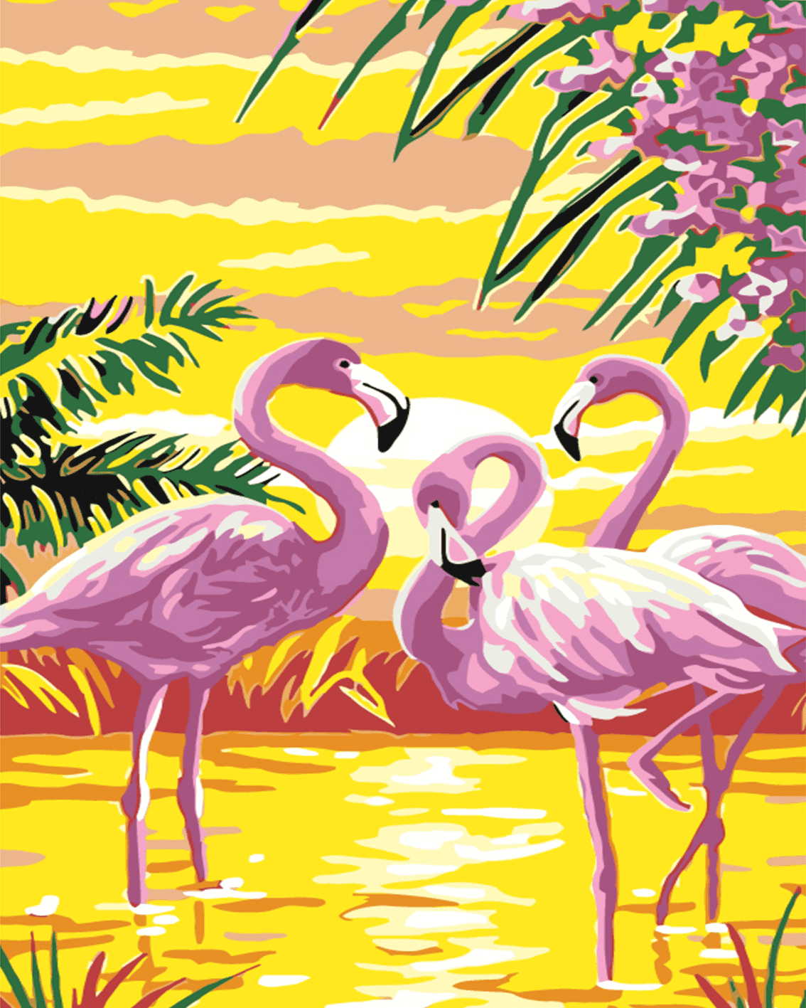 Light Flamingos