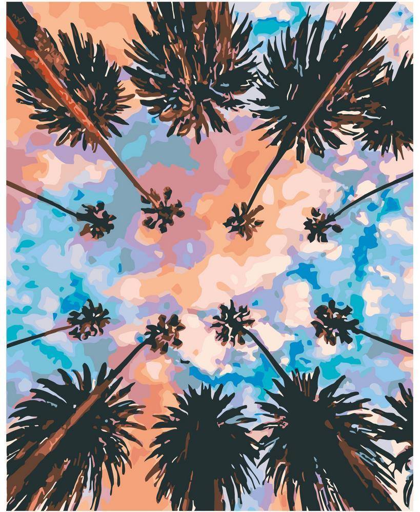 Colored Palm Trees