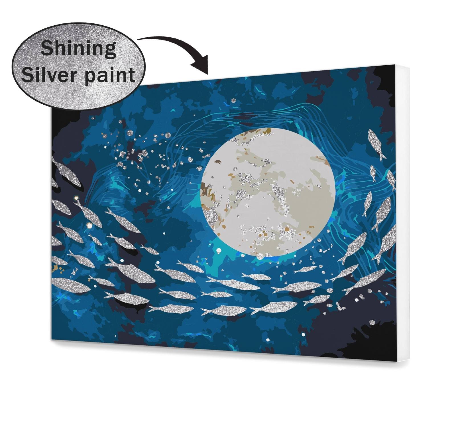 Floating Silver Fish (Sc0593)