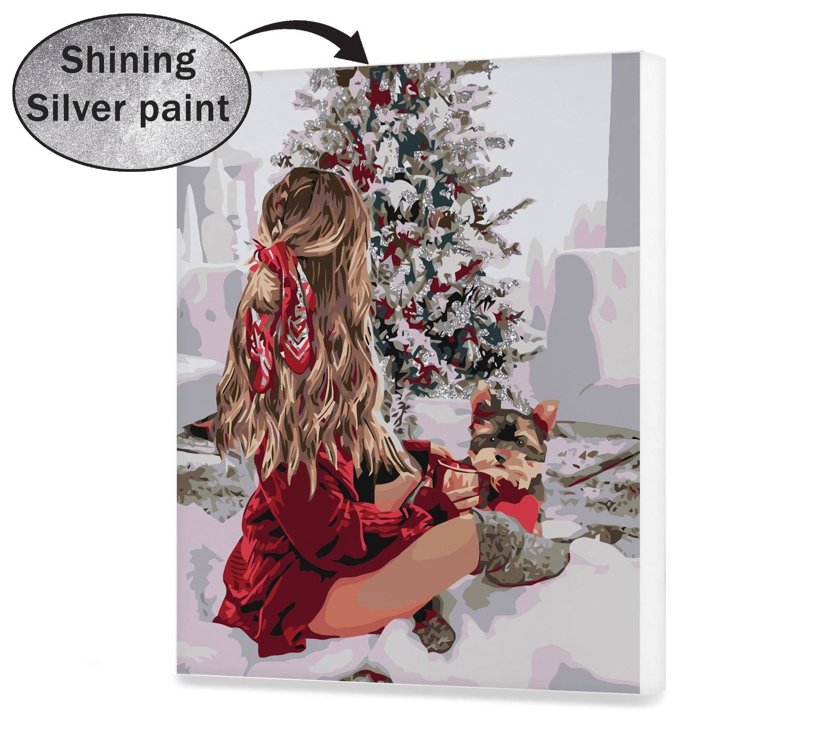 Christmas Tree Girl At Silver Elements (Sc0620)