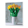 Load image into Gallery viewer, Vase with yellow tulips