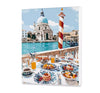 Load image into Gallery viewer, Breakfast overlooking the church of Santa Maria della Salute