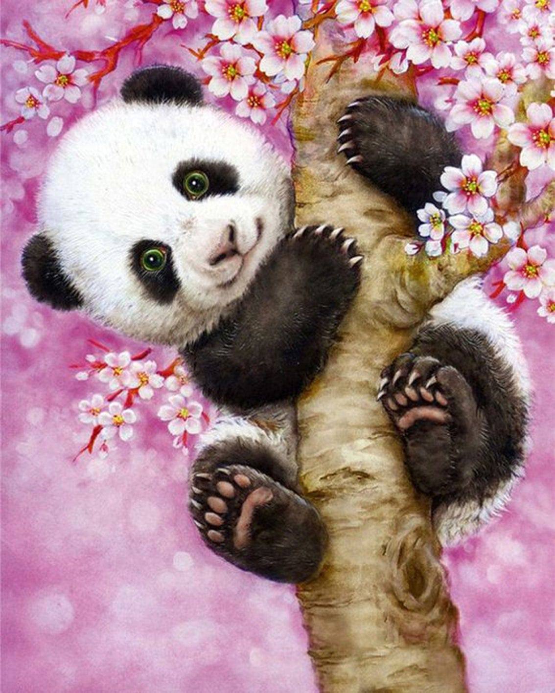 Mosaik - Panda Baby - 40X50cm