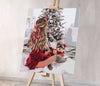 Load image into Gallery viewer, Christmas Tree Girl At Silver Elements (Sc0620)